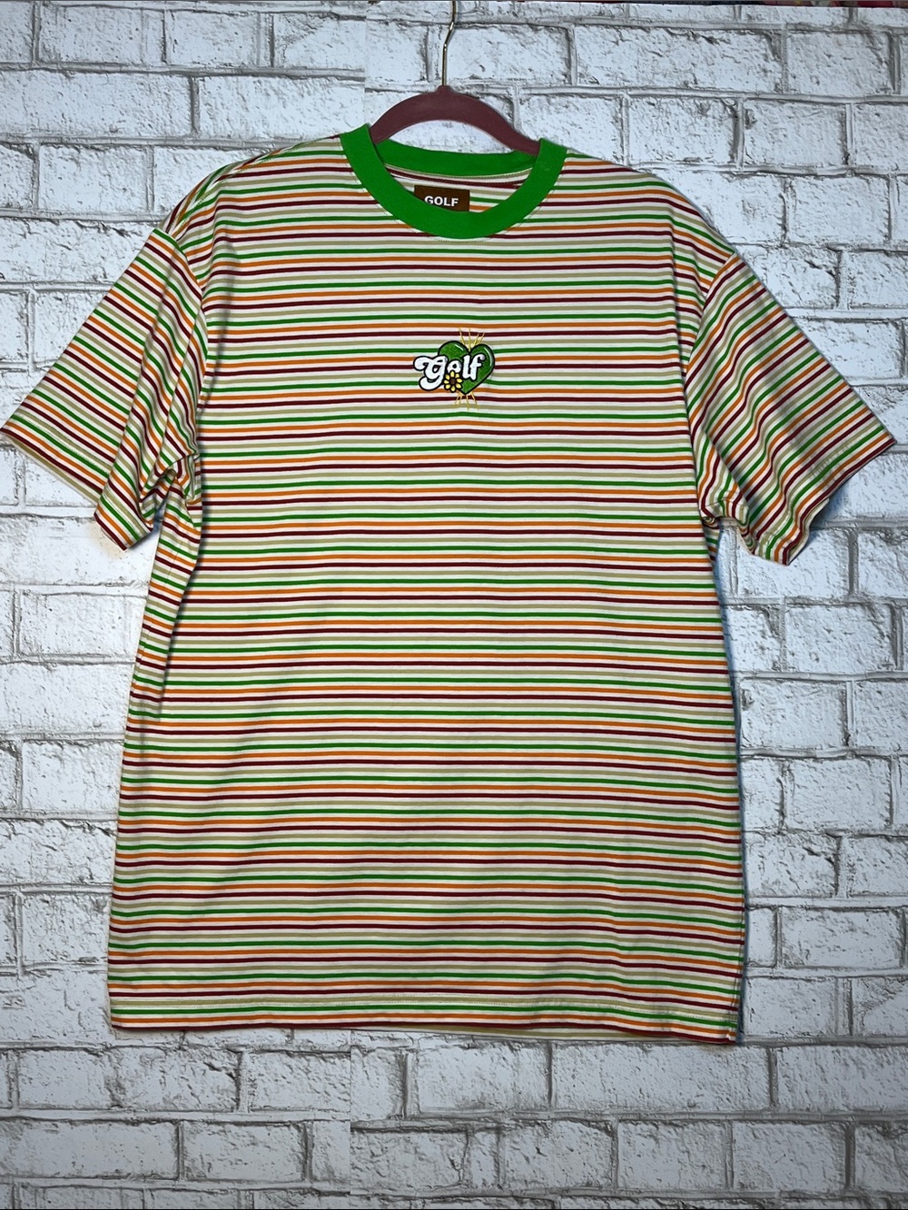 Golf Wang Romeo Tyler the Creator Multicolor Striped T shirt
